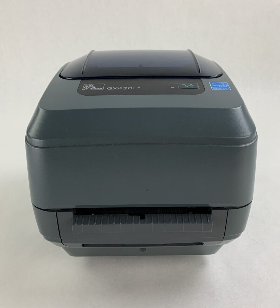 Zebra GX420T Direct Thermal Label Printer Aging Print Head Missing Roller Parts