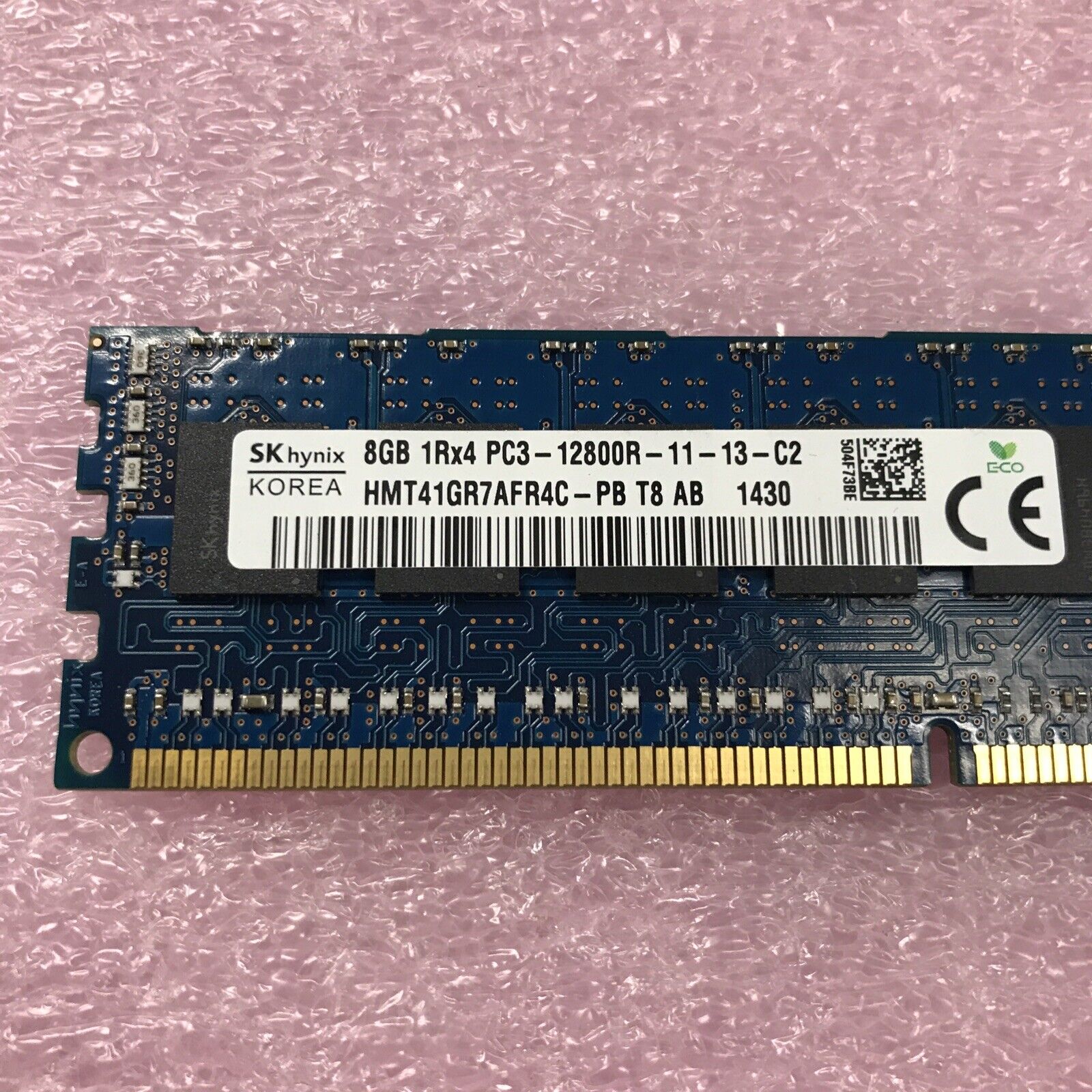SK Hynix 24GB 1Rx4 PC3-12800R-11-13-C2 RAM HMT41GR7AAFR4C Lot of 3
