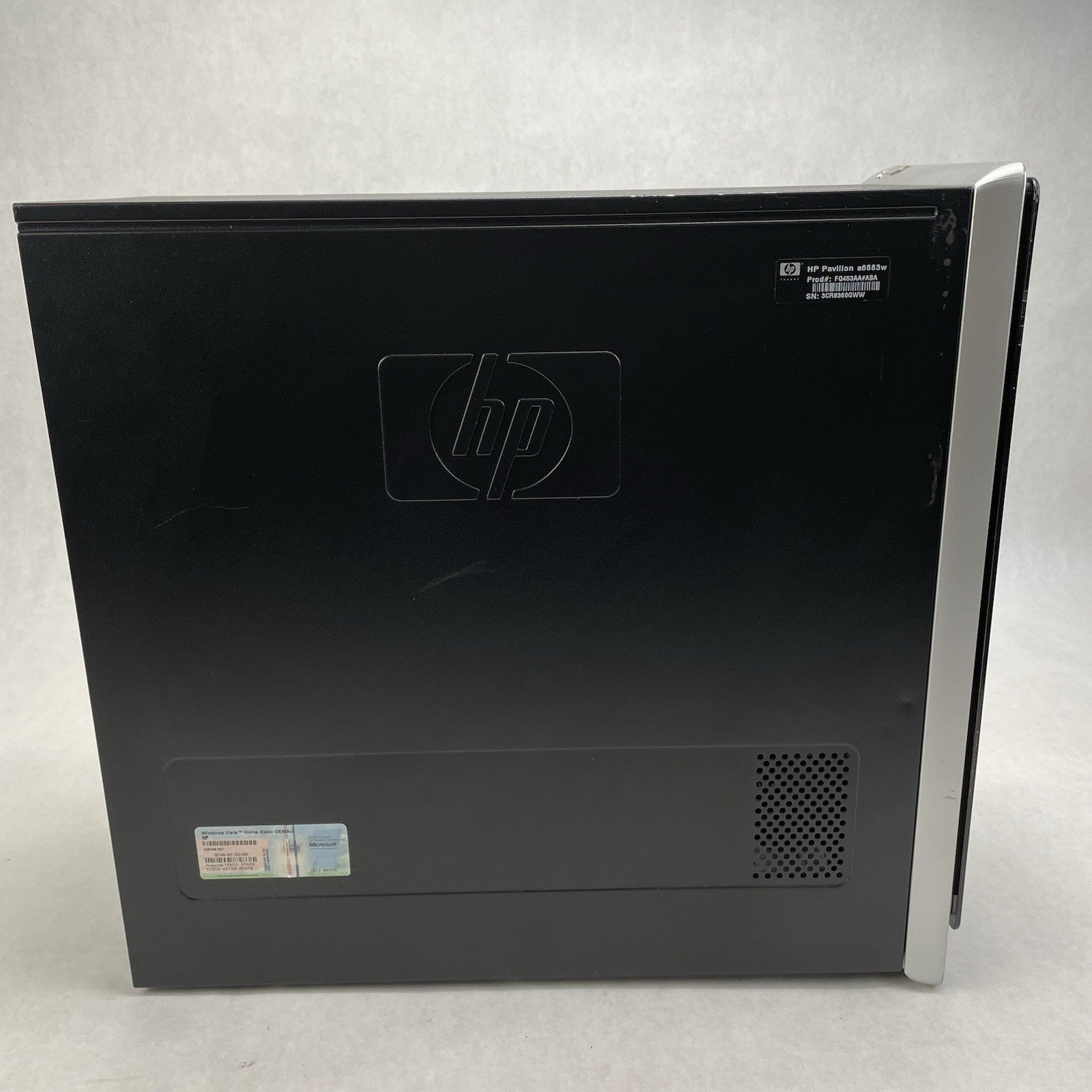 HP Pavilion A6683W AMD Sempron 2200 2.0 GHz 2 GB Ram No HDD No OS