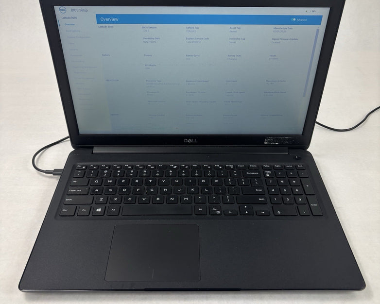 Dell Latitude 3500 15.6" Laptop i5-8265U 1.6 GHz 8 GB Ram No OS No HDD No AC