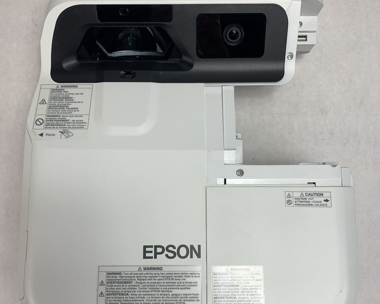 Epson PowerLite 695Wi H740A Projector 670 Lamp Hours - No Remote No Port Cover