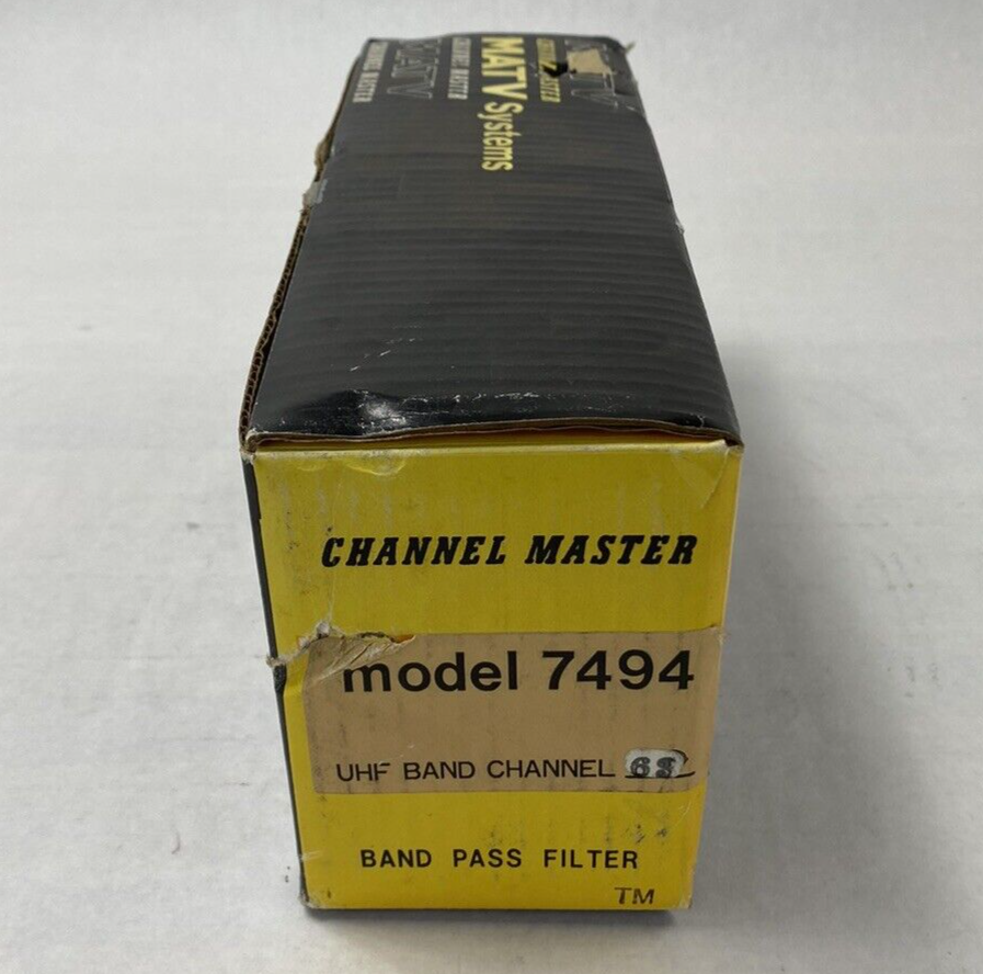 Channel Master MATV Systems Model 7494 Band Pass Filter UHF Band Channel 63
