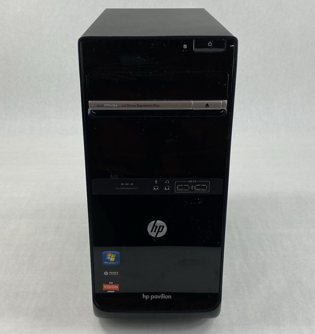 HP Pavilion P6-2100 MT AMD A4-3420 2.80GHz 4GB RAM No HDD No OS
