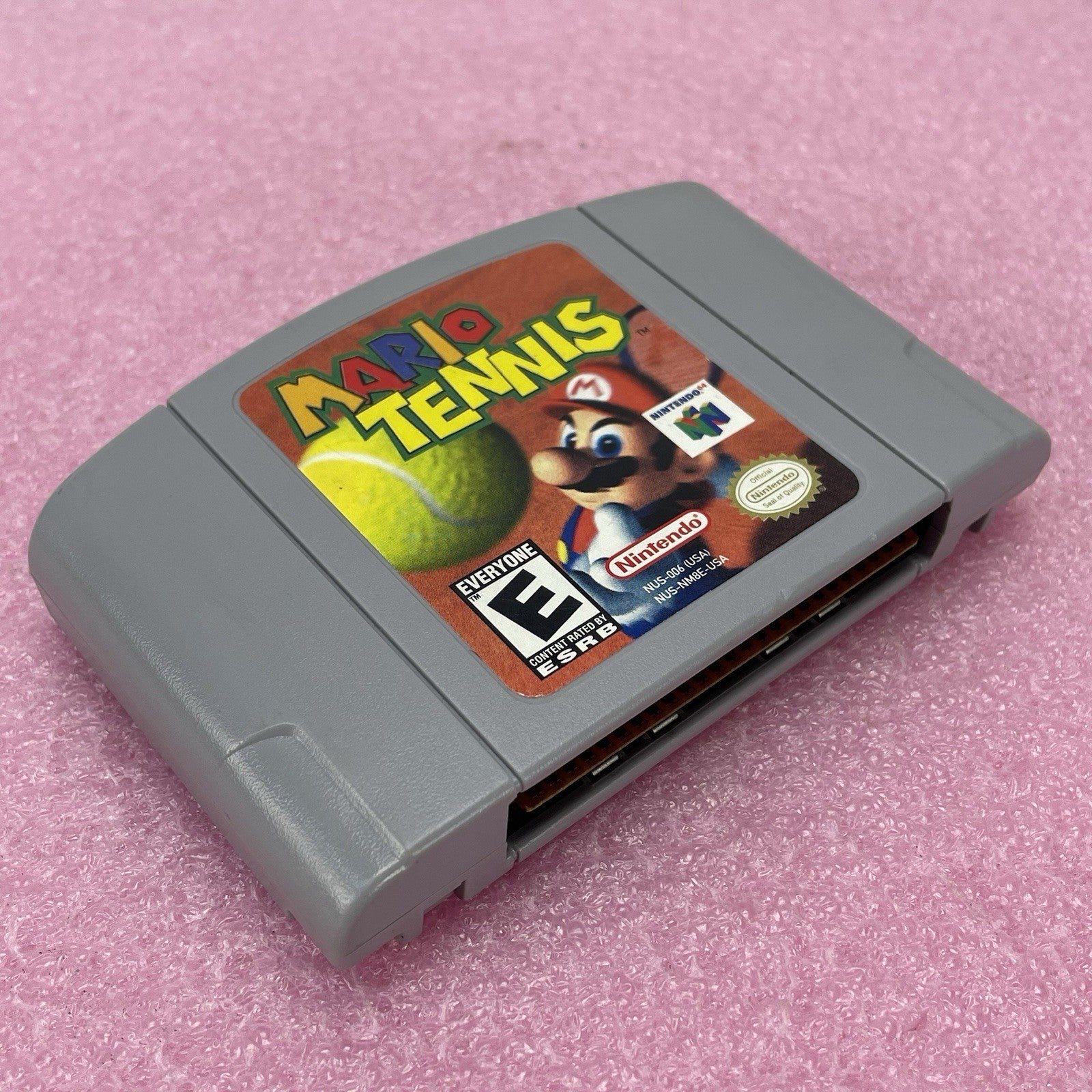Nintendo Mario Tennis N64 Game Cartridge 2000 Authentic OEM Untested0
