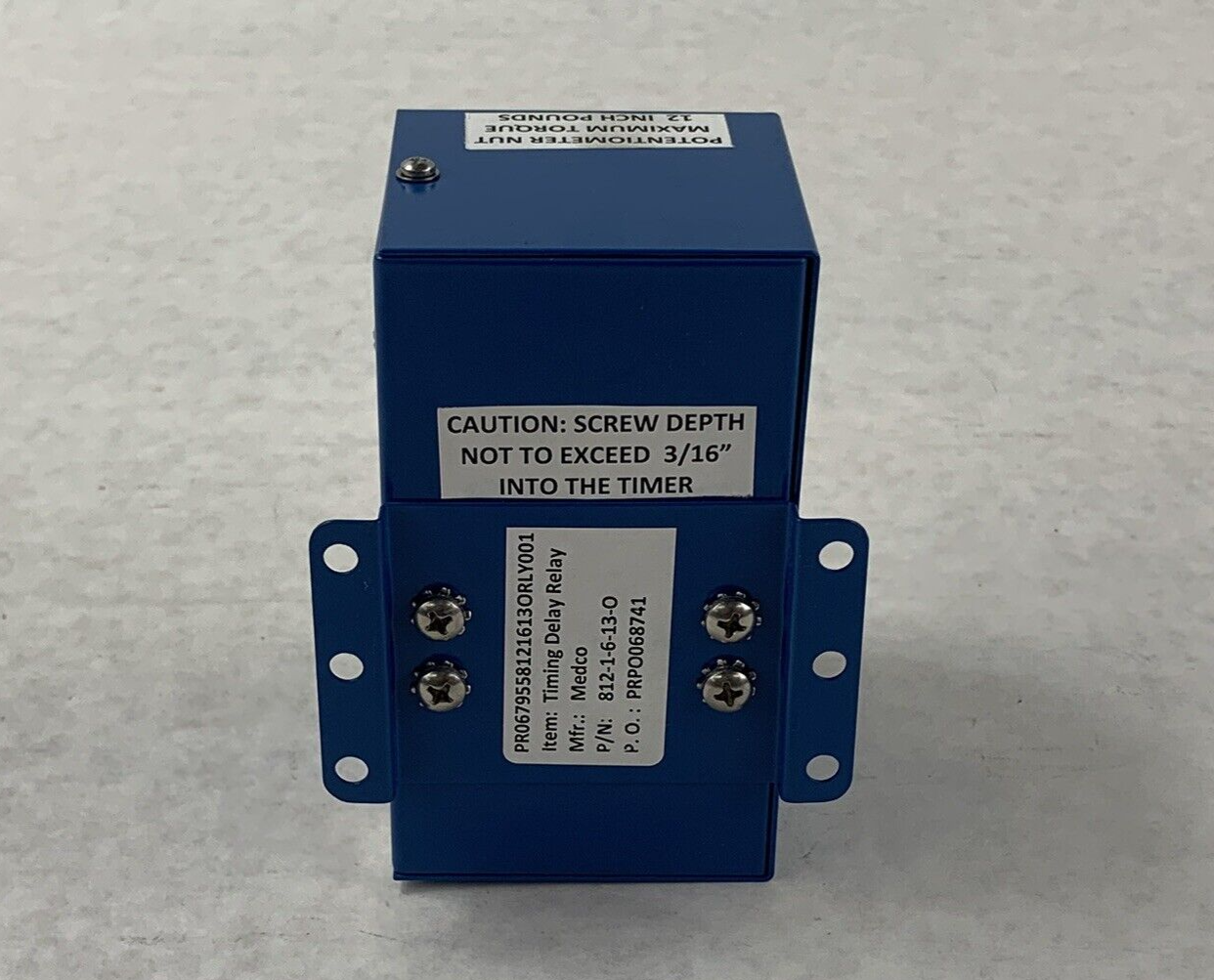 NTS 812-1-6-13-O Timing Delay Relay Series 812 - For Parts or Repair