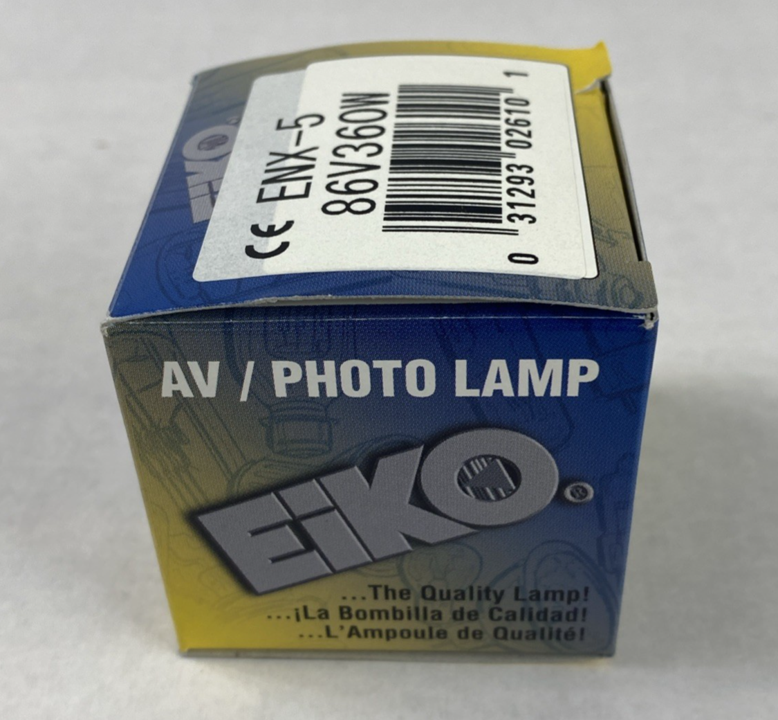 Eiko ENX-5 86V360W AV/Photo Lamp (Lot of 5)