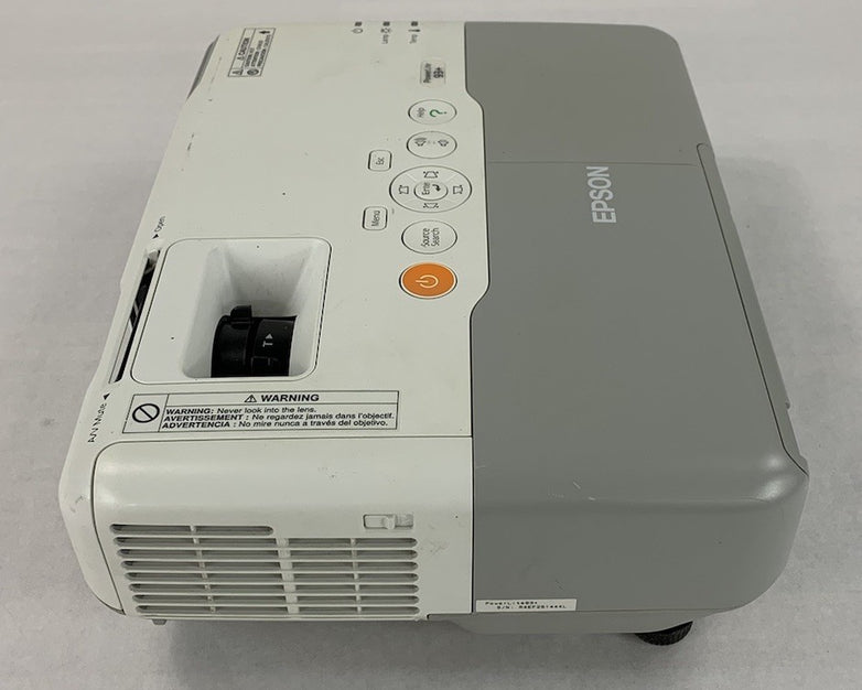 Epson H382F LCD Projector - No Lamp and No Remote - Parts and Repair