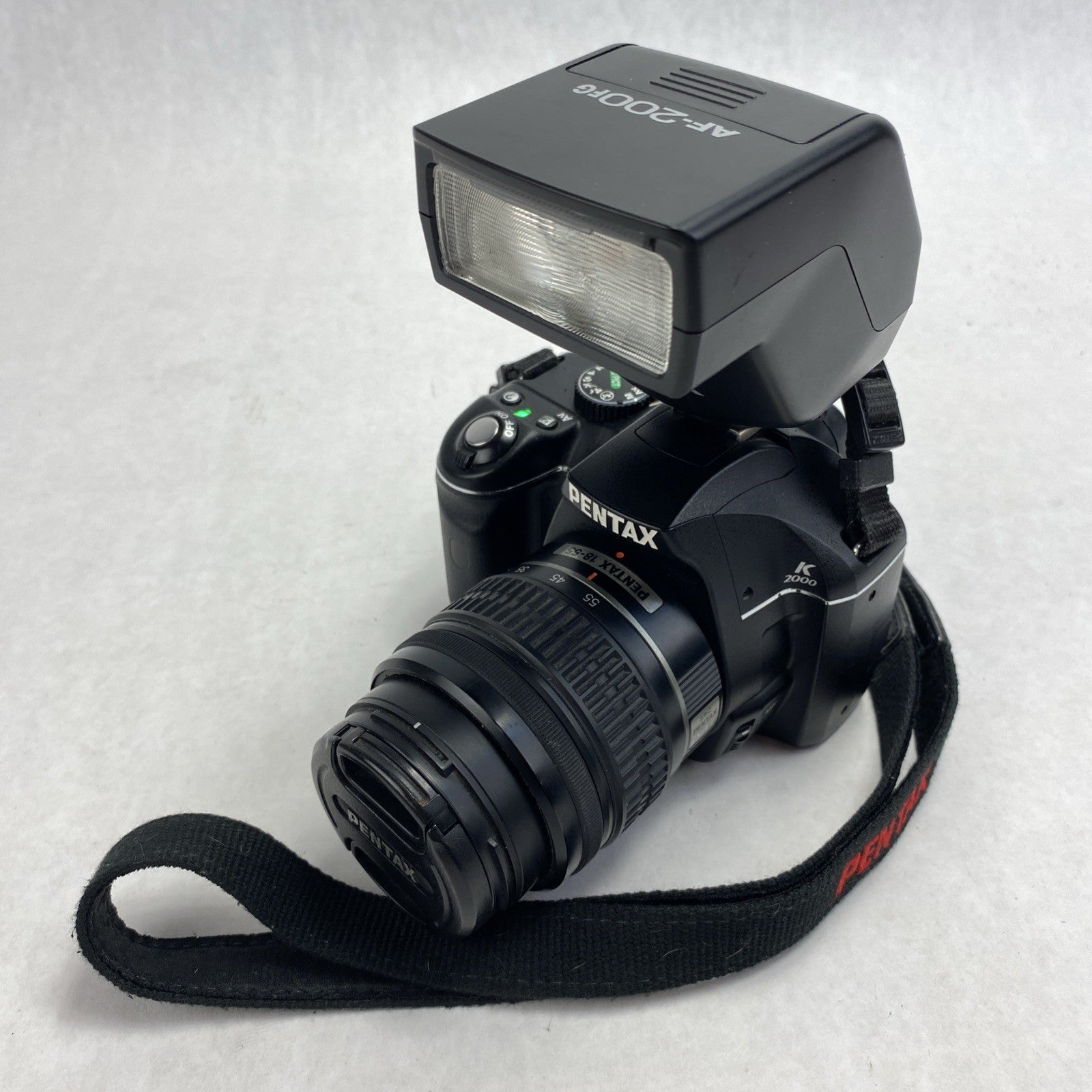Pentax K2000 DSLR 10.2 MP Digital Camera With Bag And Flash No Cable - Tested8