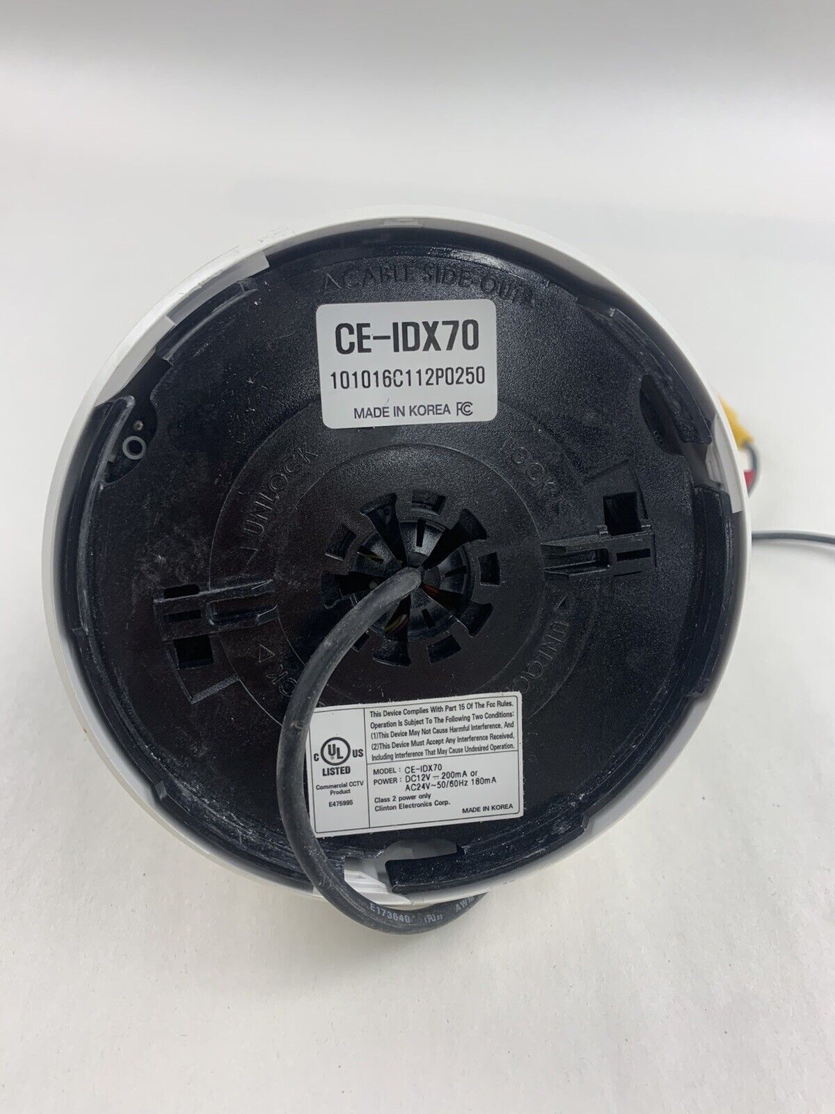 CE-IDX70 Dome Camera For Parts or Repair