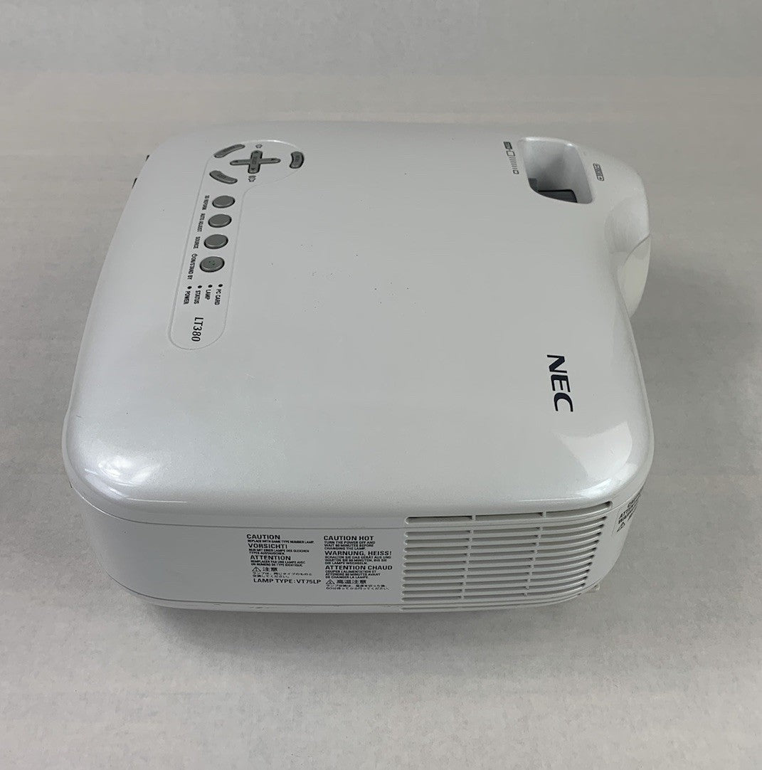 NEC LT380 LCD Projector - Parts or Repair Needs New Lamp