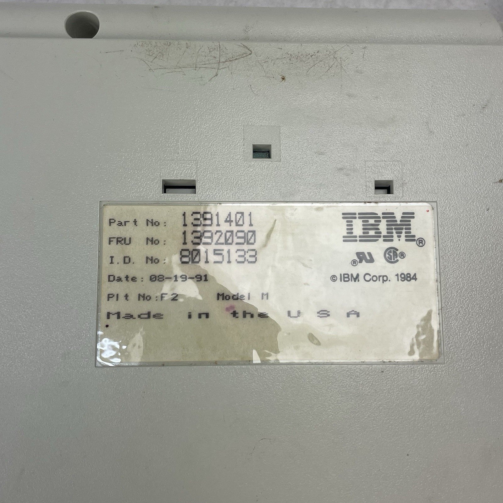 IBM Model M 1391401 -Jun 1, 1987  Tested Working11
