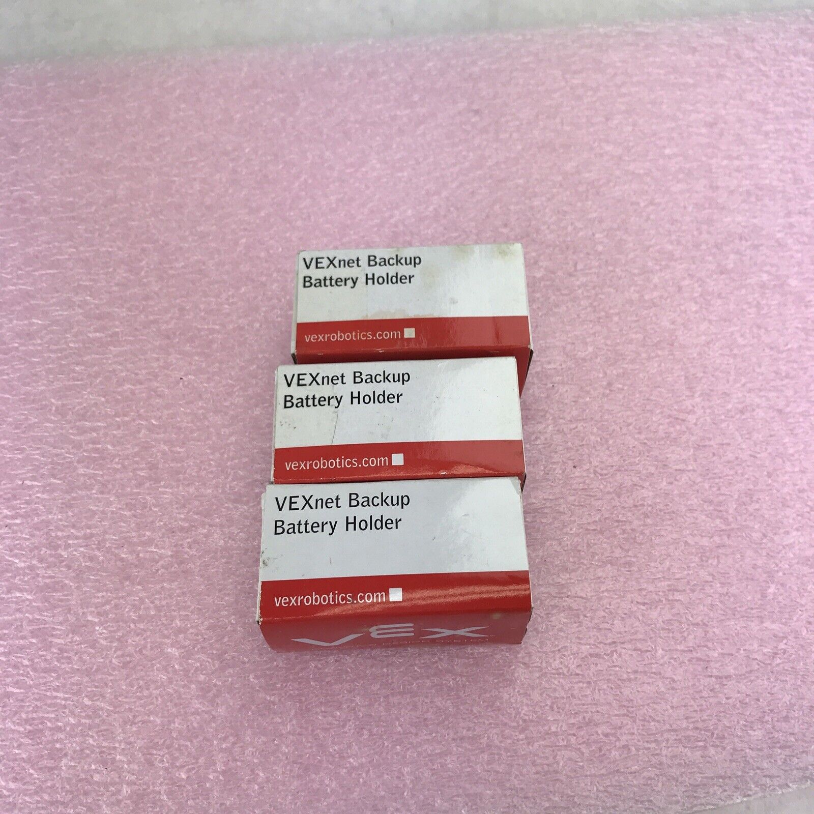 VEX Robotics #276-2243 VEXnet Backup Battery Holder (Lot of 3)
