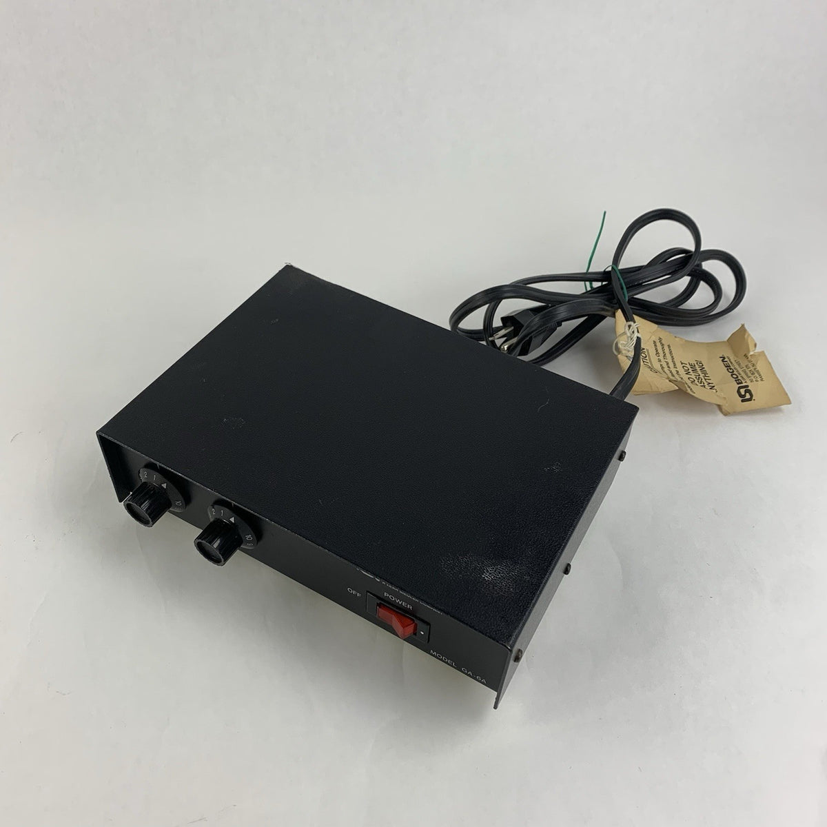 Bogen GA-6A 6-Watt Utility Power Amplifier - Turns on Not Tested0