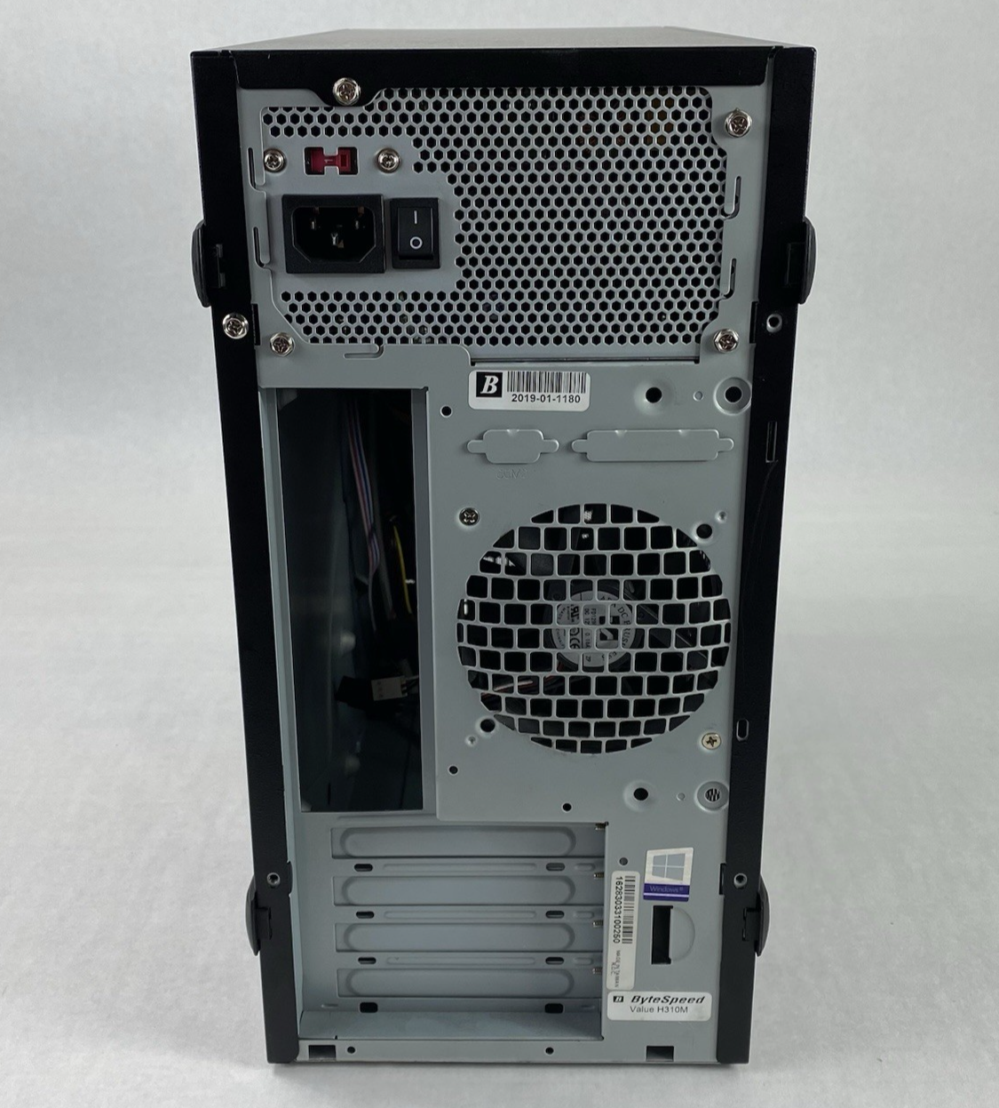 ByteSpeed H310M ATX Mid Tower Computer Case with 350W Power Supply