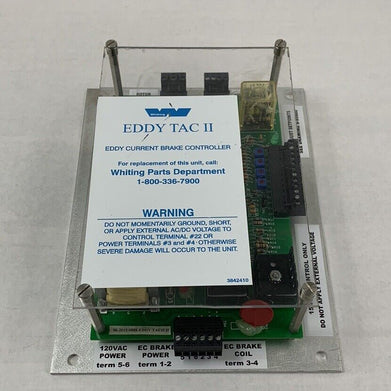 Whiting EDDY TAC II 040553X Eddy Current Brake Controller