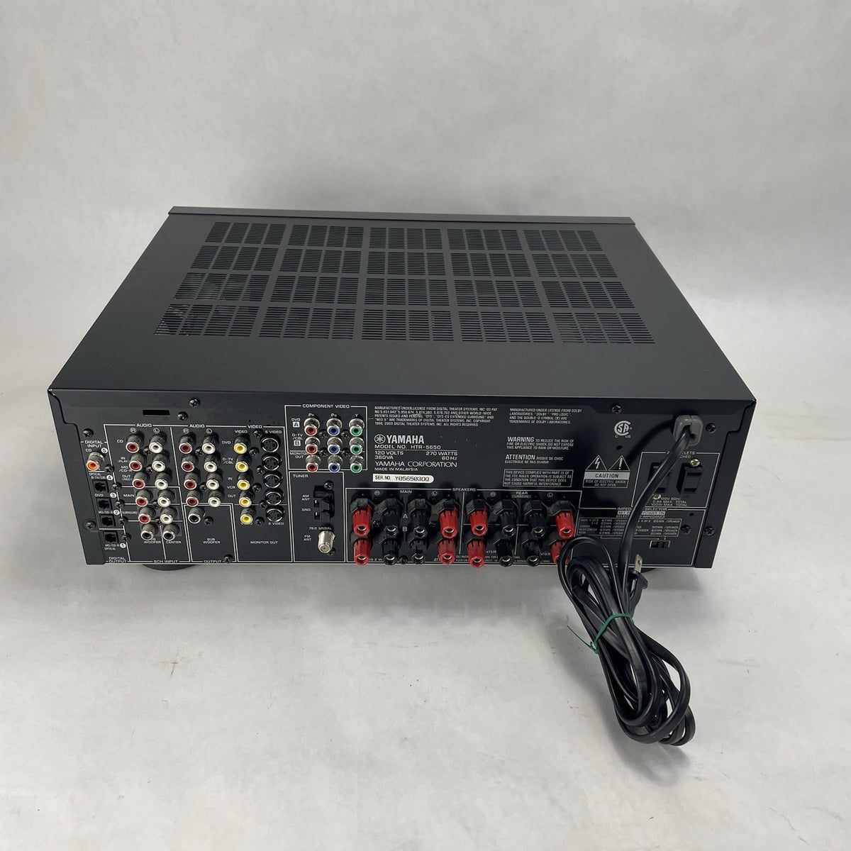 Yamaha HTR-5650 6.1 Channel  AV Receiver For Parts Or Repair8