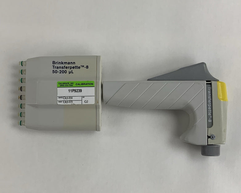 Brinkmann Transferpette-8 50-200 uL 8-Channel Manual Pipette Untested