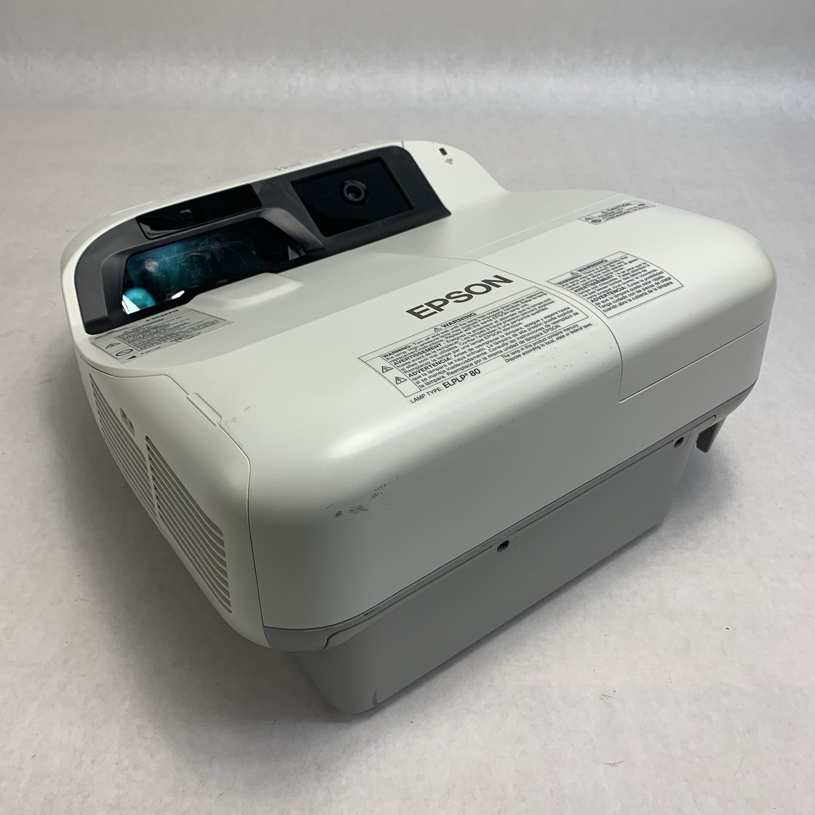 Epson H599A BrightLink 595Wi LCD Lamp Projector 691 Lamp Hours - No Remote0