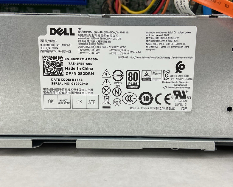 Dell Optiplex 5050 SFF Intel Core i5-6500 3.2GHz 8GB RAM No HDD No OS