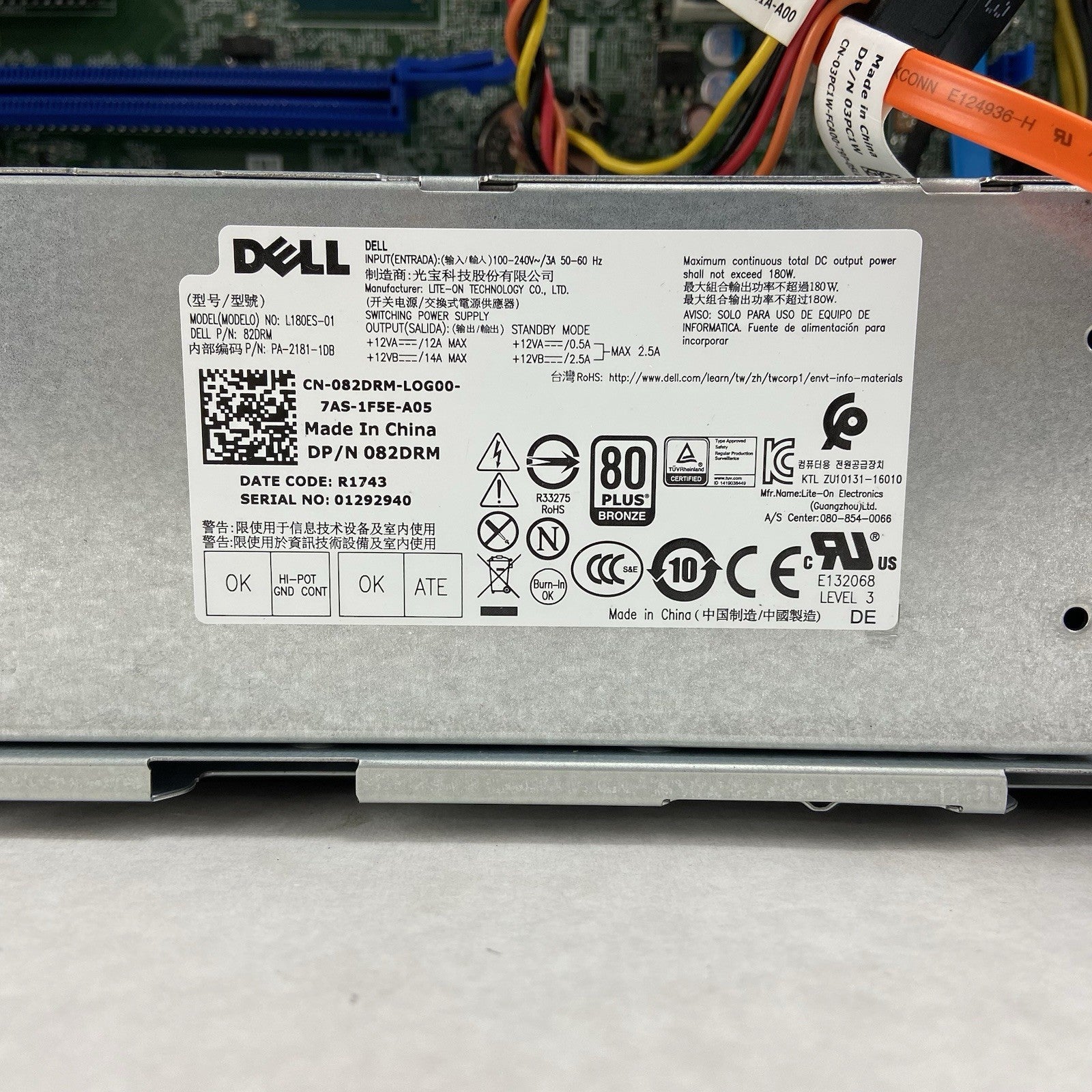 Dell Optiplex 5050 SFF Intel Core i5-6500 3.2GHz 8GB RAM No HDD No OS10