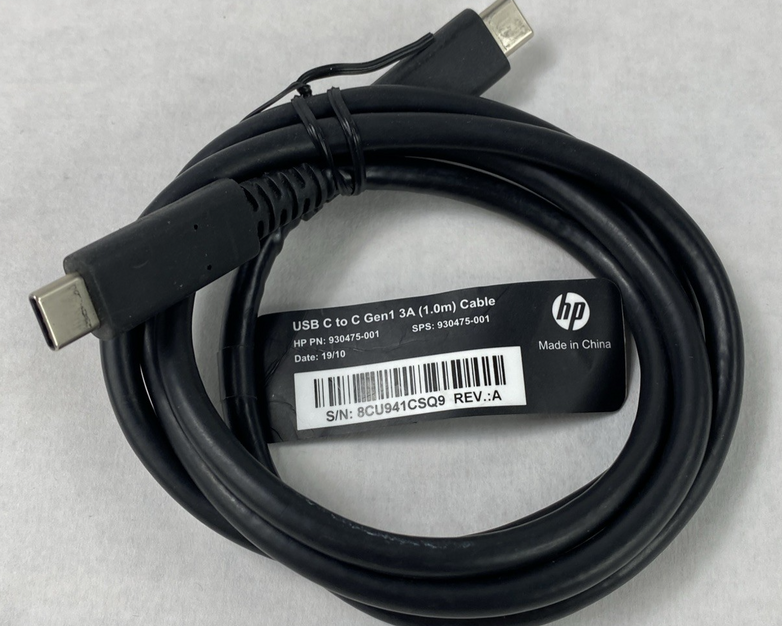 HP 930475-001 USB Type-C Male to Male Cable Lot of 5