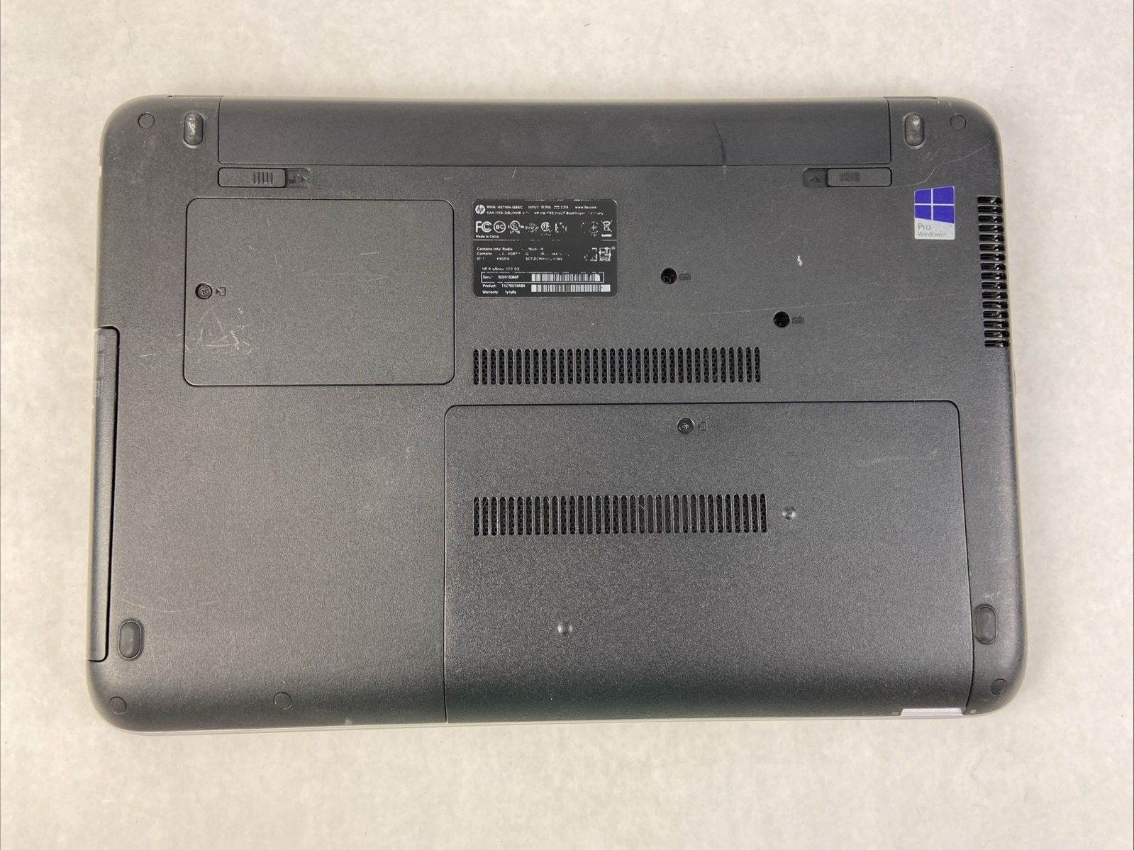 HP ProBook 450 G3 Intel Core i5-6200U 2.3 GHz 8 GB RAM No HDD/No OS