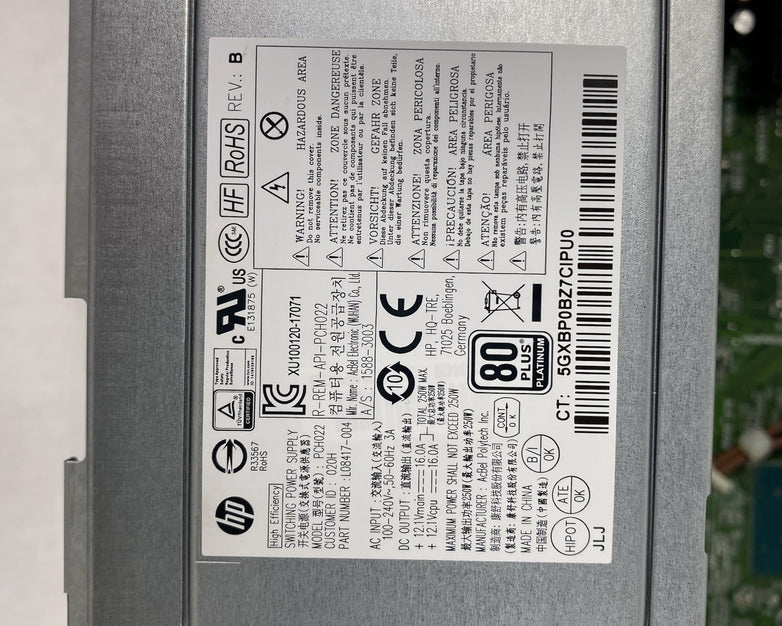 HP EliteDesk 800 G5 SFF Intel Core i5-9500 3.00GHz 16GB RAM No HDD No OS