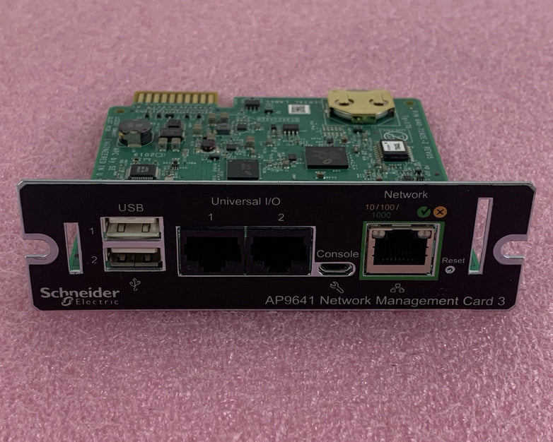 Schneider Electric AP9641 Network Management Card 3 Smart Slot Tested