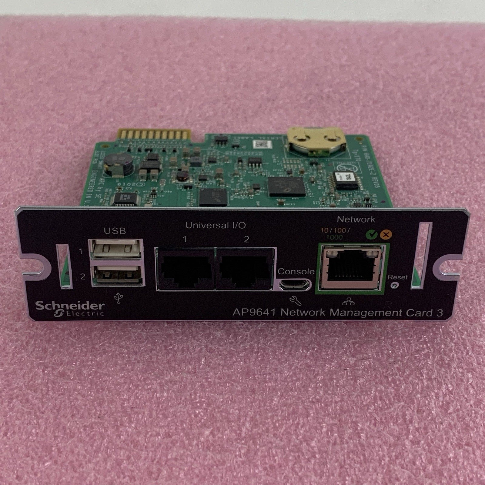 Schneider Electric AP9641 Network Management Card 3 Smart Slot Tested1