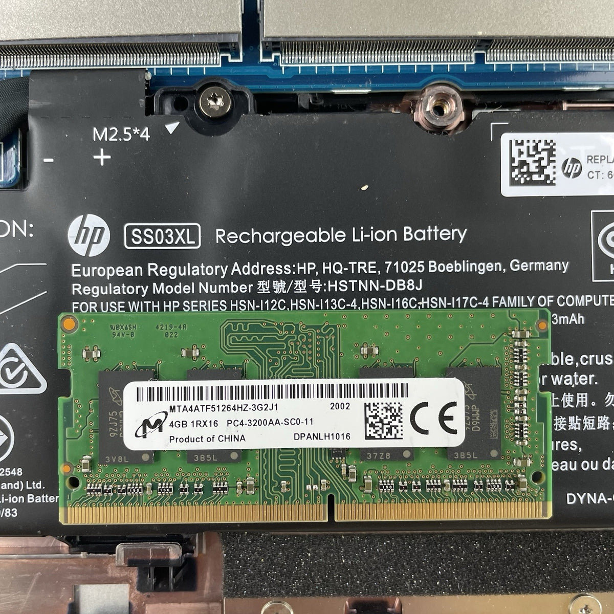 HP mt45 14" Ryzen 3 Pro 3300U 2.10 GHz 4 GB RAM No SSD/OS/AC - Key18