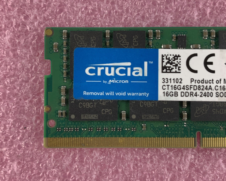 Crucial CT16G4SFD824A.C16FDD1 16 GB DDR4 240MHz PC4-19200 Laptop Memory RAM