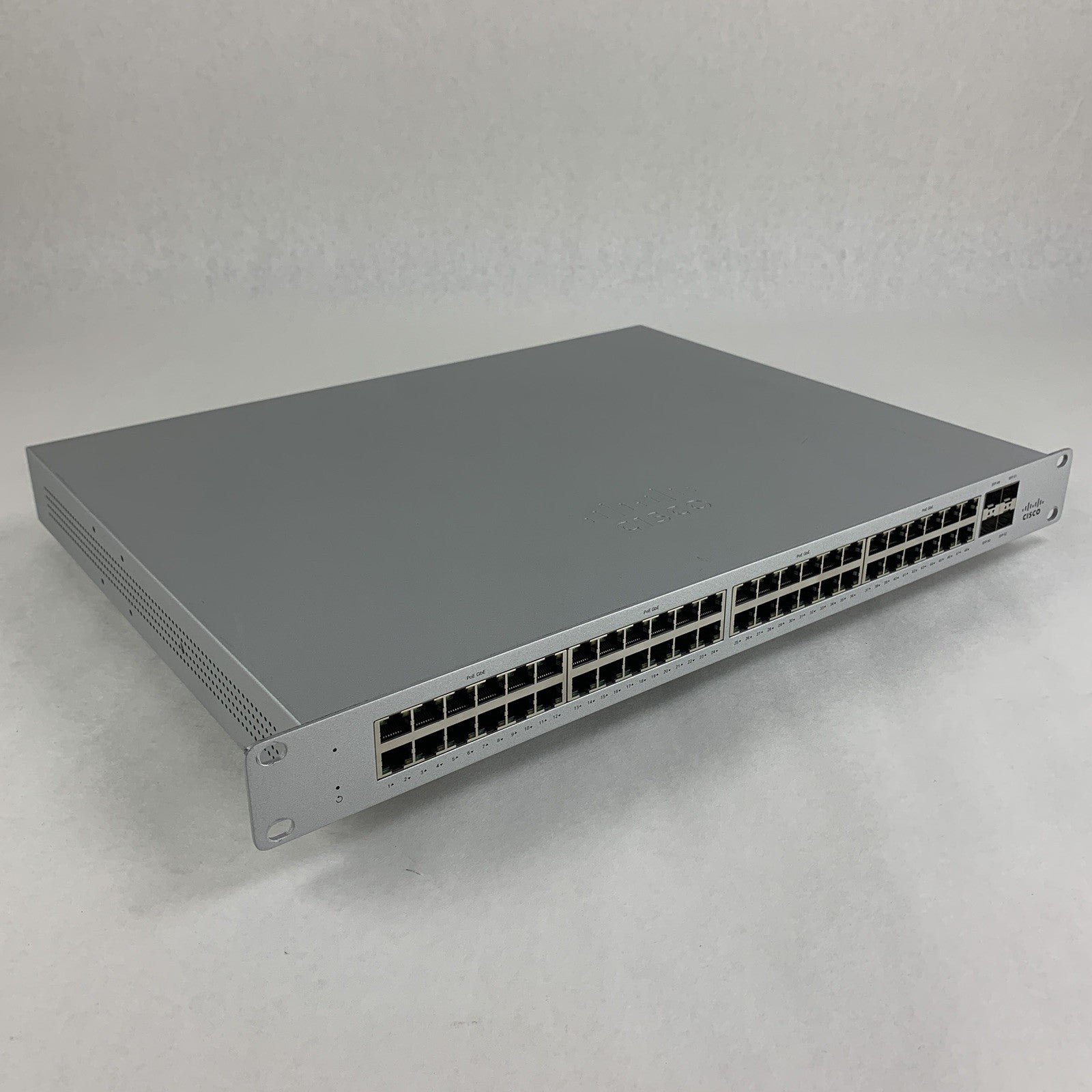 Cisco Meraki MS120-48LP-HW 48-Port PoE Managed Ethernet Switch Tested Reset