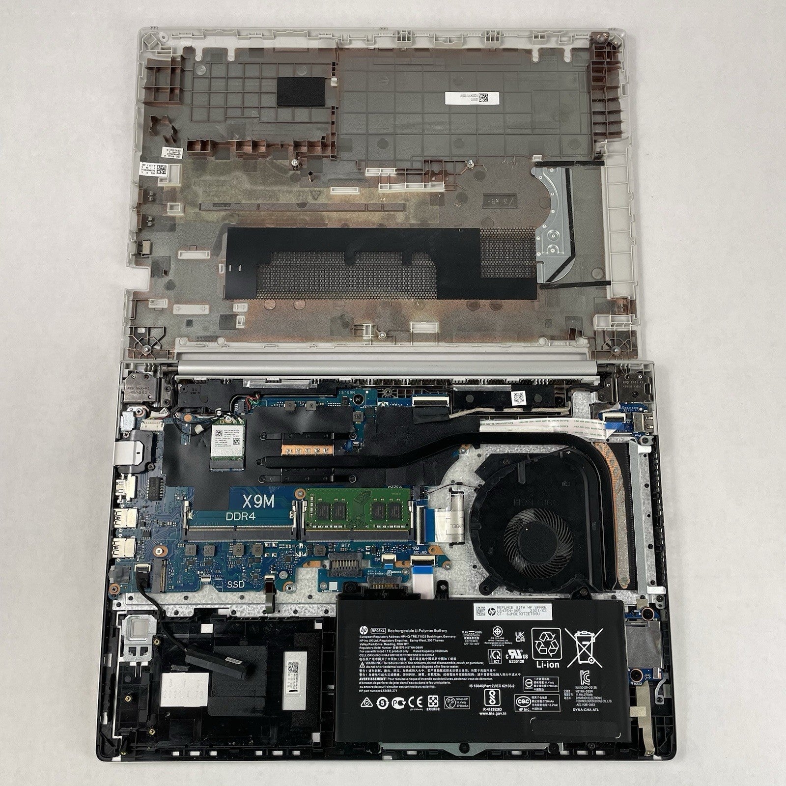 HP ProBook 455 G7 15.6" Ryzen5 4500U 2.375GHz 8GB RAM No SSD/OS/AC-Bad Heat Sink16