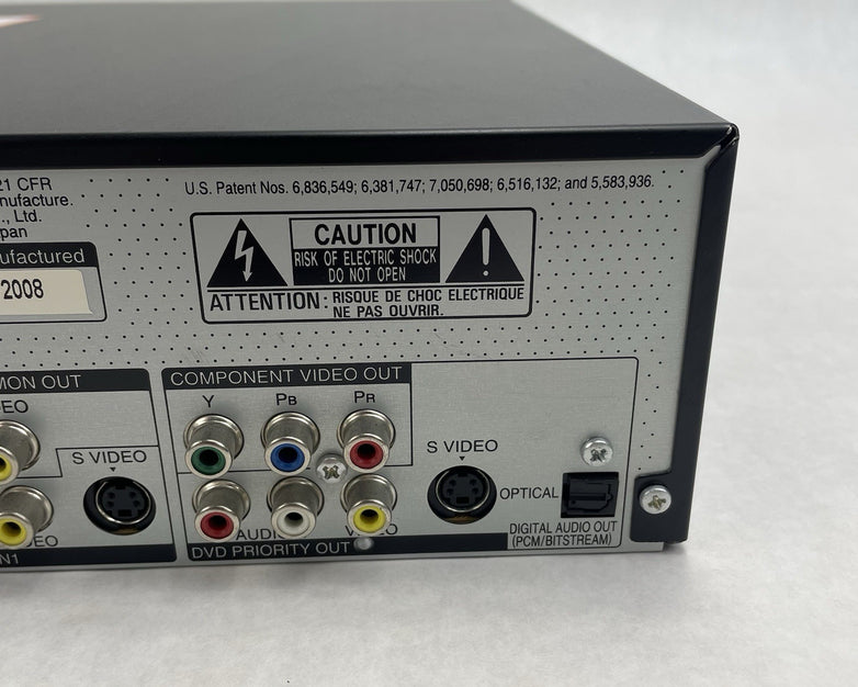 Panasonic DMR-EA38V DVD Recorder VCR Combo HDMI 1080p Tested No Power Cord