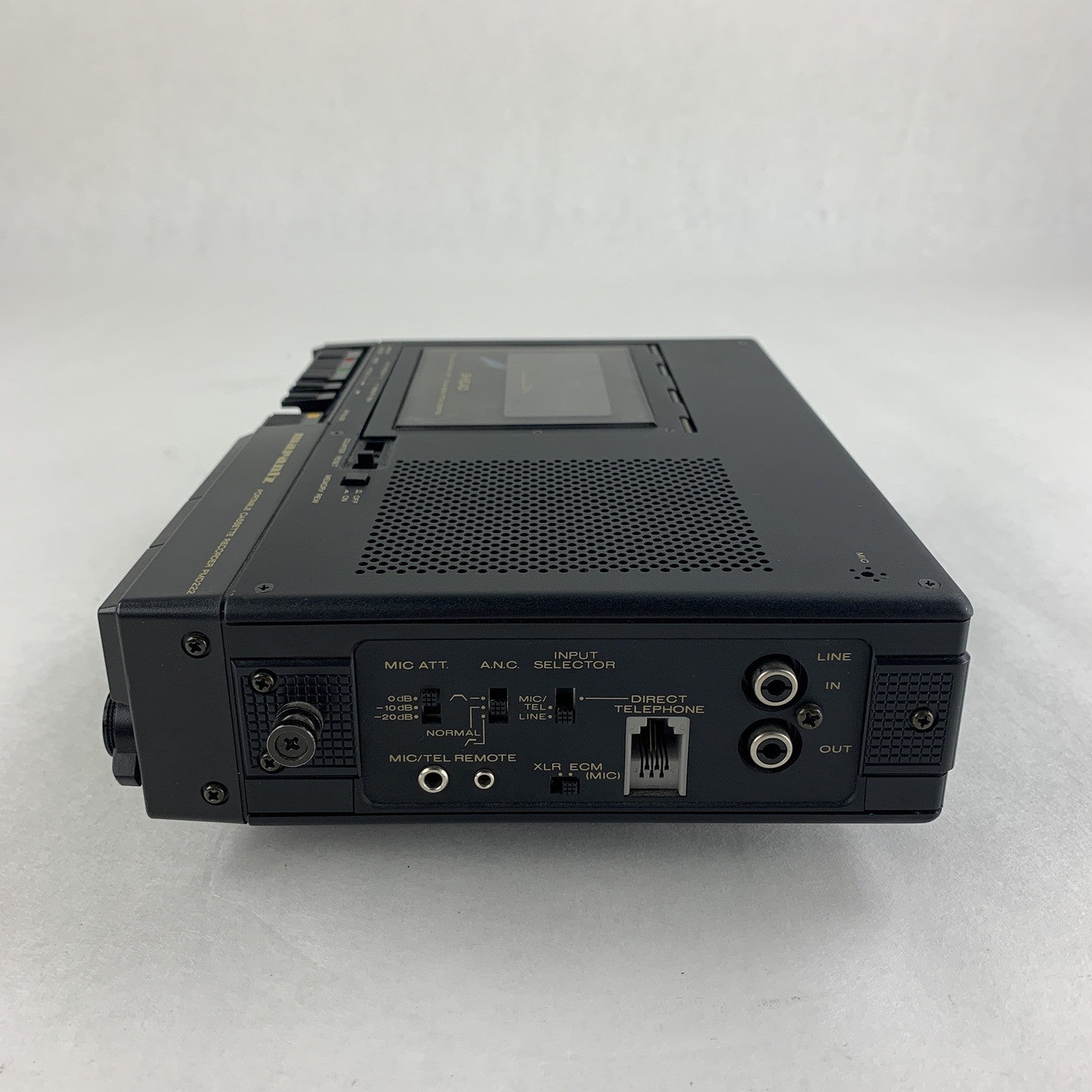 Marantz PMD-222 3 Head Portable Cassette Recorder Tested No Power Supply