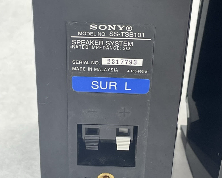 Sony Surround Sound Speaker System 5 pcs SS-TSB101 & SS-CTB101