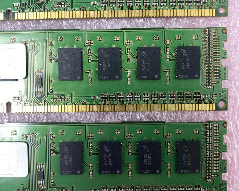 Lot( 4 ) 1GB Micron MT8JTF12864AZ-1G1F1 DDR3 1Rx8 PC3-8500U-7-10-A0 non-ECC RAM