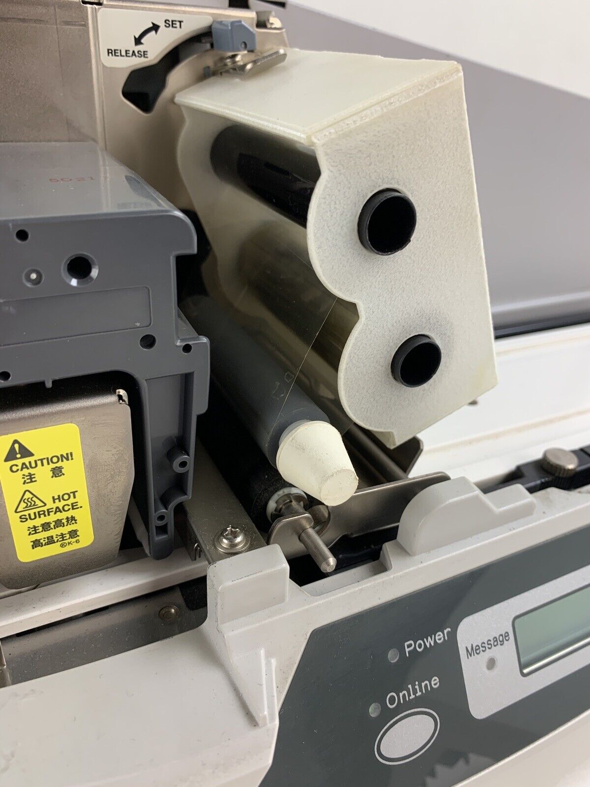 ABB HTP500 Thermal Transfer Marking System Powers on Bad Cover Hinge