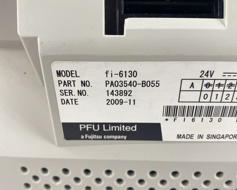 Fujitsu fi-6130Z Document Scanner Parts and Repair Lot of 2
