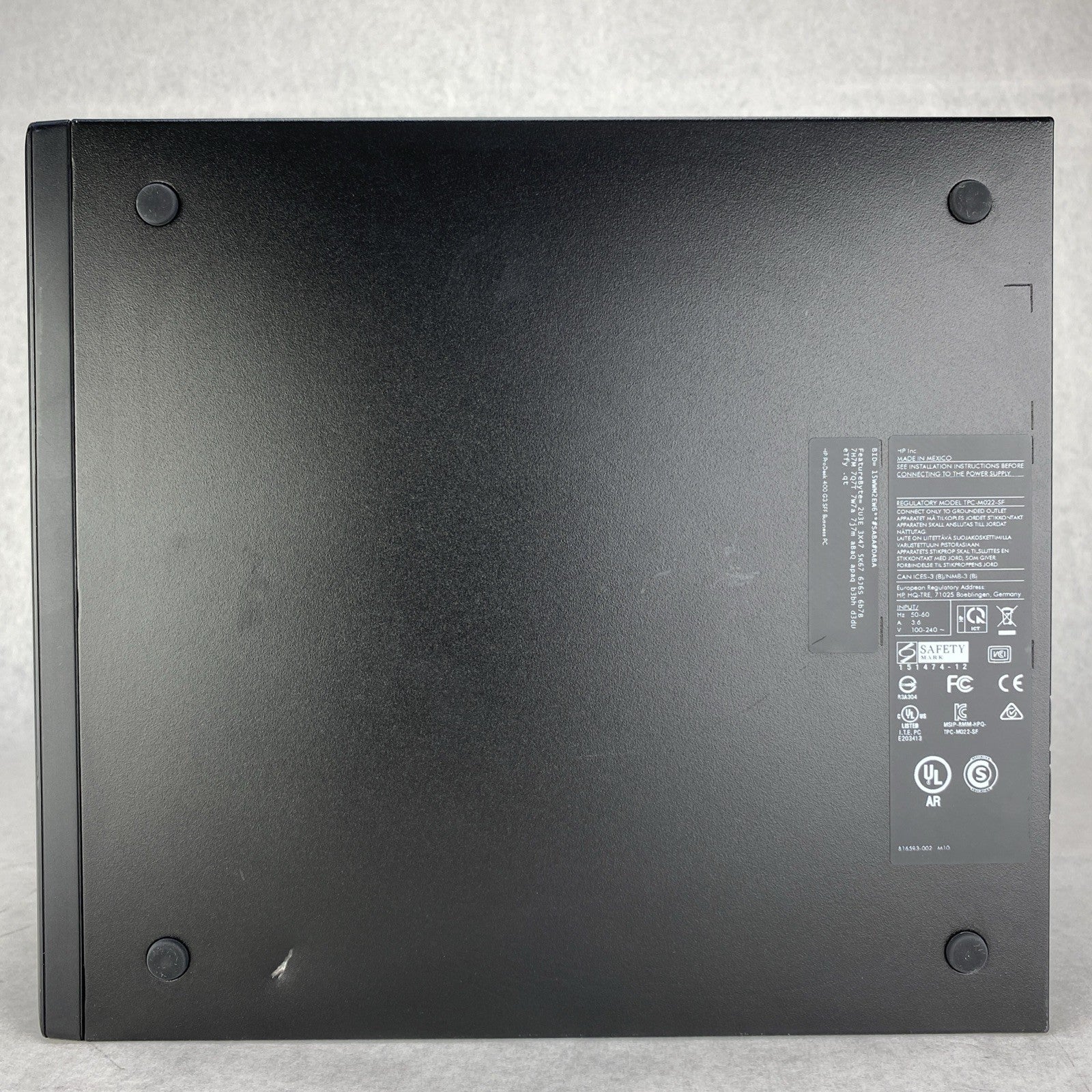 HP ProDesk 400 G3 SFF Quad Core i5-6500 3.20GHz 1x8GB DDR4 RAM No HDD OS