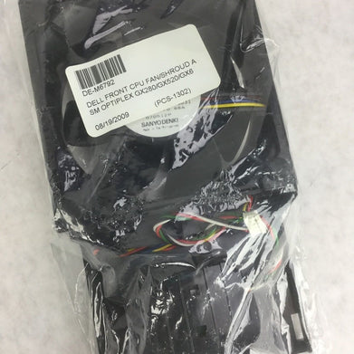 Dell Front CPU Fan/Shroud Optiplex GX280/GX520/GX6, DE-M6792, w/Speaker