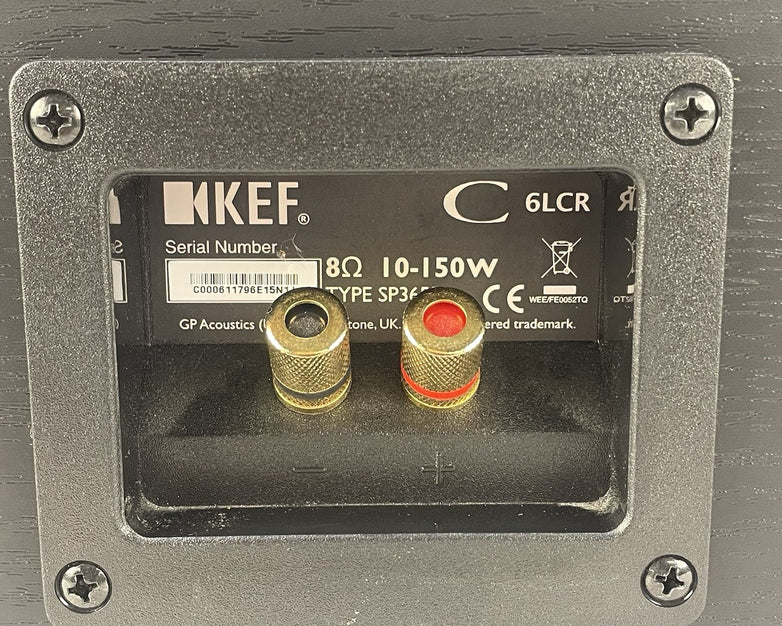 Kef Centre Speaker C6LCR Black