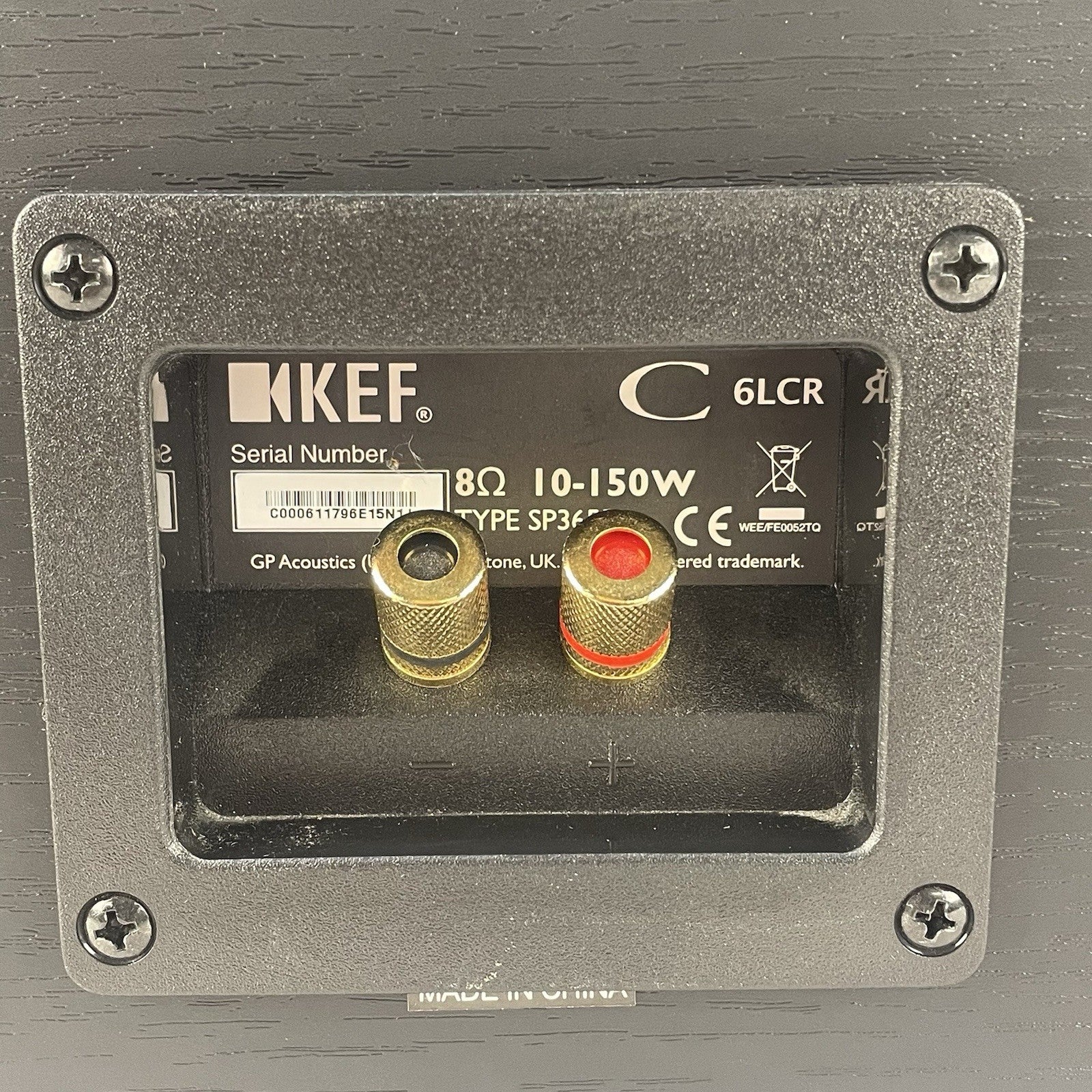 Kef Centre Speaker C6LCR Black7