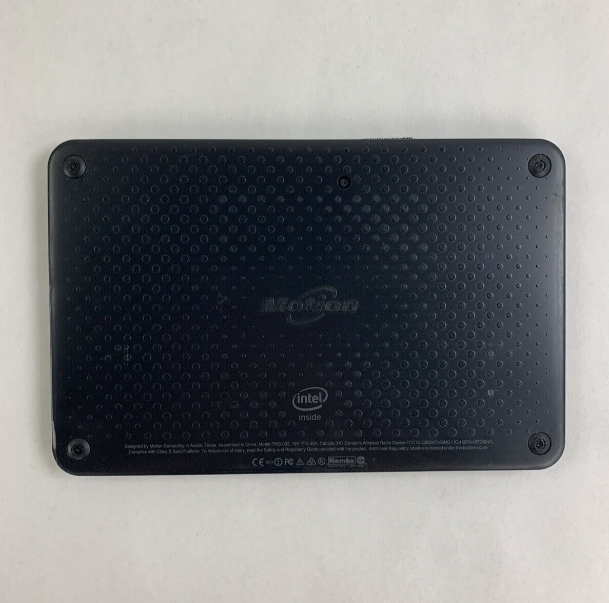 Motion CL920 Tablet PC Pentium N3540 4GB Ram No HDD, OS, Battery Corner Bent