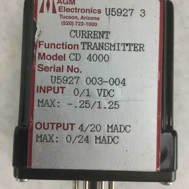 AGM Electronics Current Transmitter CD 4000