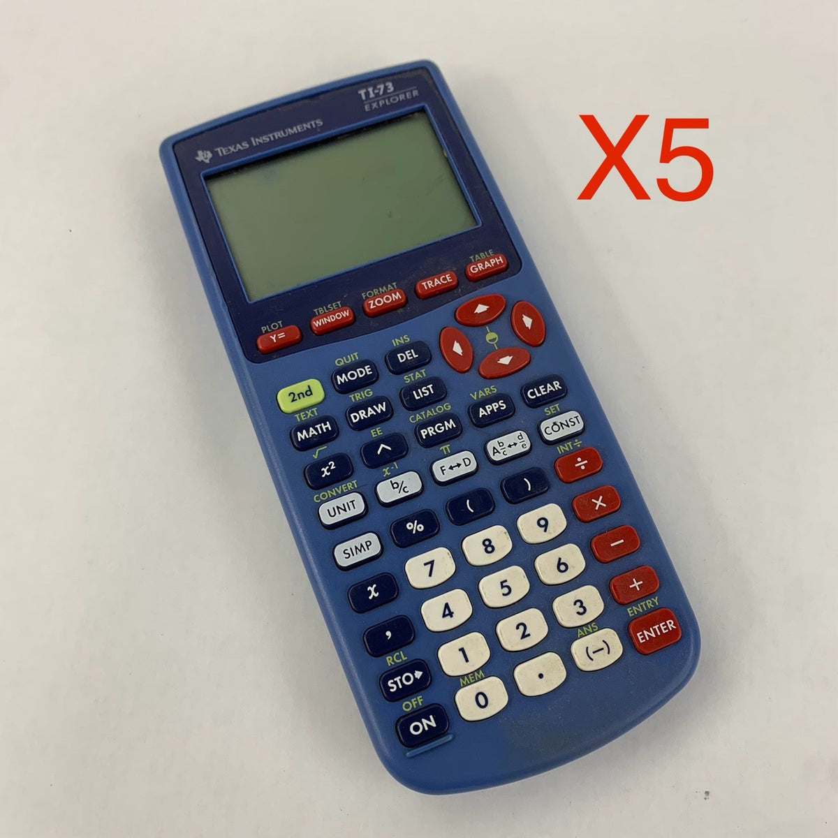 Texas Instruments TI-73 Explorer Calculator - Untested - Lot of 50