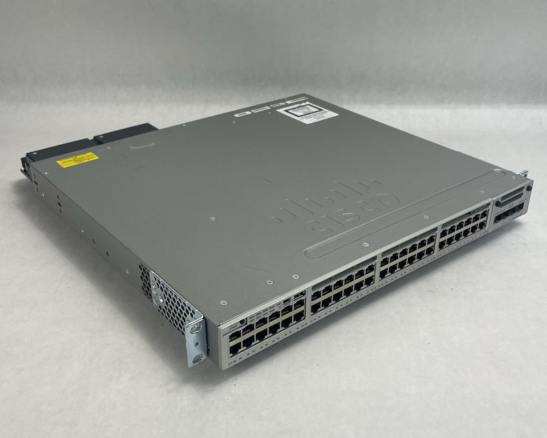 Cisco WS-C3850-48P-S 48 V07 Port Switch 1x 1100W PSU 2x 10Gig Tested & Reset