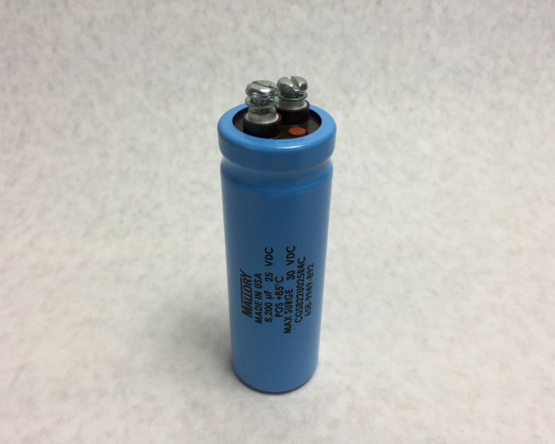 NOS  Mallory CGS8200U025R4C 8200uF 25VDC