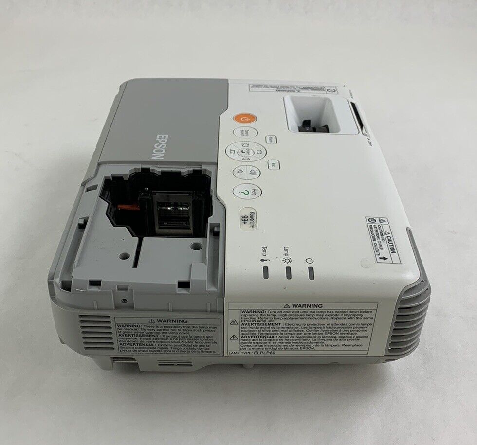 Epson H382F LCD Projector - No Lamp and No Remote (Parts and Repair)
