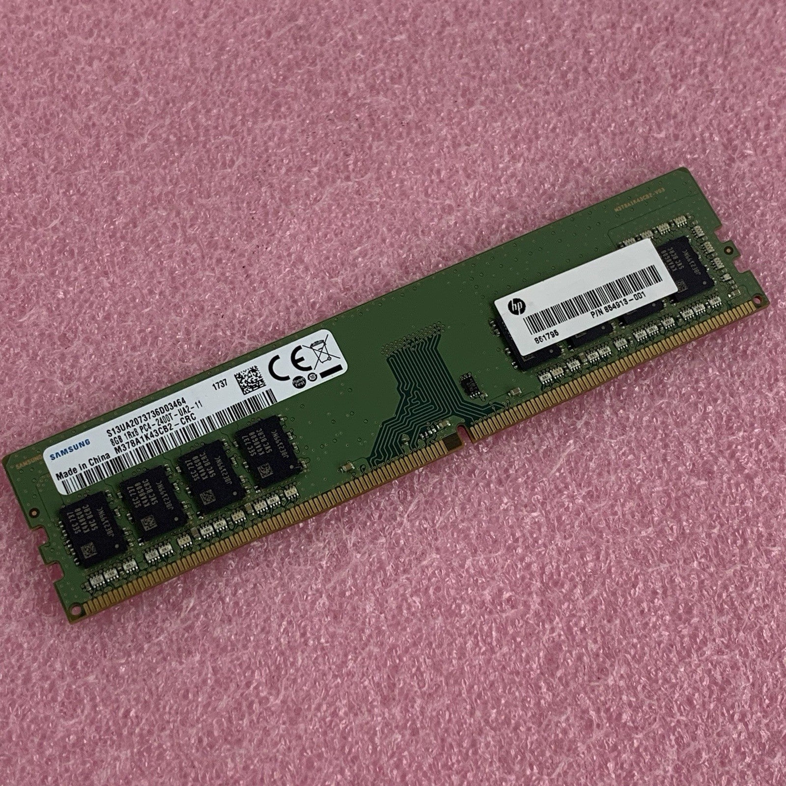 Samsung M378A1K43CB2-CRC 8 GB 1Rx8 PC4-2400T-UA2-11 2666Mhz Desktop RAM Memory0